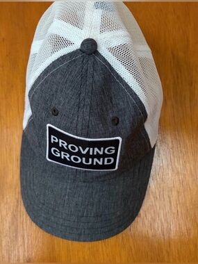 Proving Ground Grey & White Trucker Hat